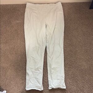 Faded Glory Light Cream Stretch Pants